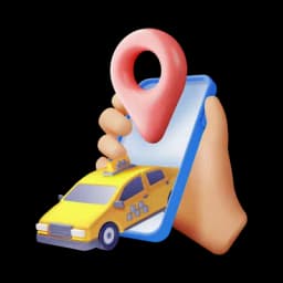 Uber Clone driver app on mobile